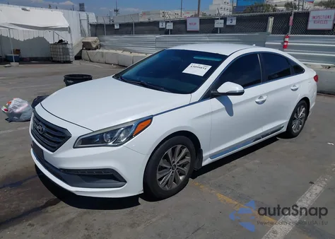 2017 Hyundai Sonata Sport z USA, uszkodzony, nr VIN 5NPE34AF1HH555562